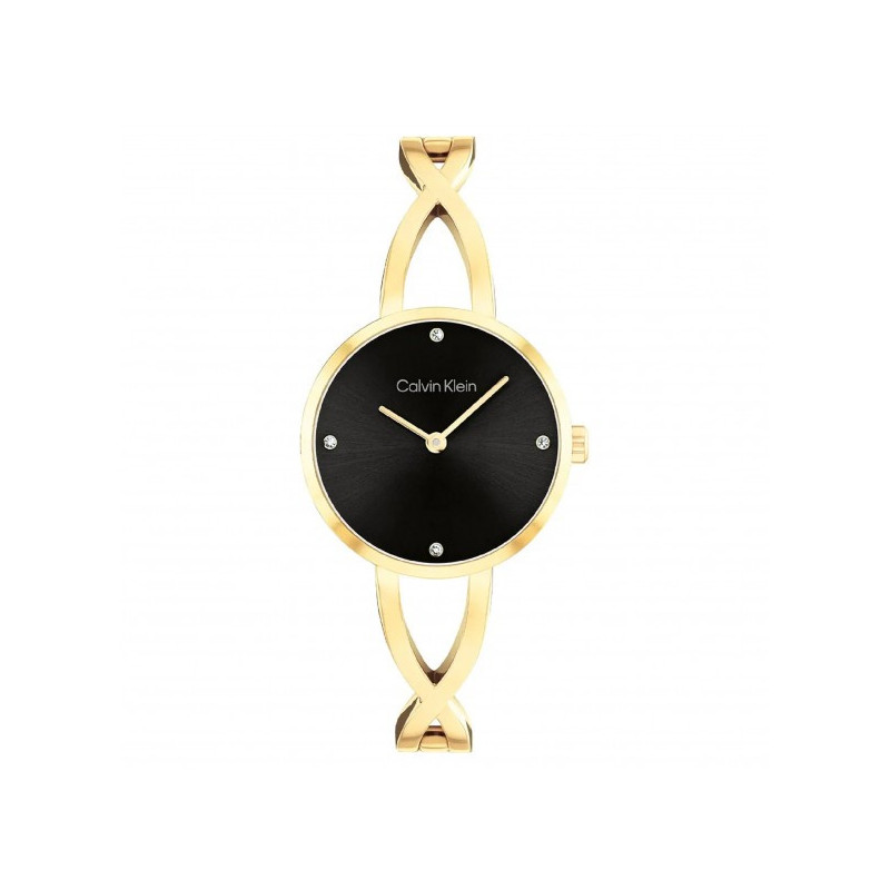 Orologio Donna Calvin Klein Sculpted Embrace 25100059 Acciaio Oro Orologio Donna Calvin Klein Sculpted Embrace 25100059 Acciaio Oro