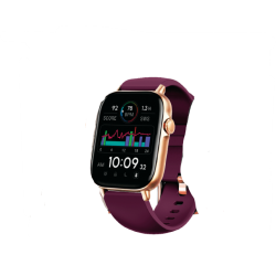 Orologio Smartwatch Unisex Smarty 2.0 SW035M06A Cassa Rosè e Cinturino Silicone Bourdeaux