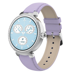 Orologio Smartwatch Donna Smarty 2.0 SW062A in Acciaio Cinturino Pelle Glicine