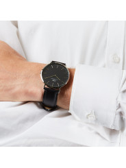 Orologio Solo Tempo Uomo Daniel Wellington Classic DW00100133 Nero, Silver 40mm