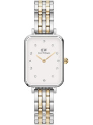 Orologio Donna Daniel Wellington Quadro lumine DW00100625 Acciaio Silver e Oro