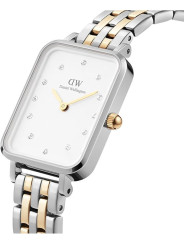 Orologio Donna Daniel Wellington Quadro lumine DW00100625 Acciaio Silver e Oro