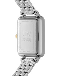 Orologio Donna Daniel Wellington Quadro lumine DW00100625 Acciaio Silver e Oro