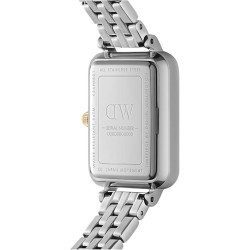 Orologio Donna Daniel Wellington Quadro lumine DW00100625 Acciaio Silver e Oro