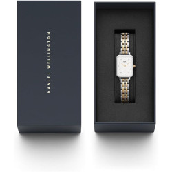 Orologio Donna Daniel Wellington Quadro lumine DW00100625 Acciaio Silver e Oro