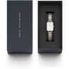 Orologio Donna Daniel Wellington Quadro lumine DW00100625 Acciaio Silver e Oro