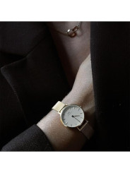 Orologio Donna Daniel Wellington Classic petite Evergold 28 mm DW00100350 in Acciaio Oro