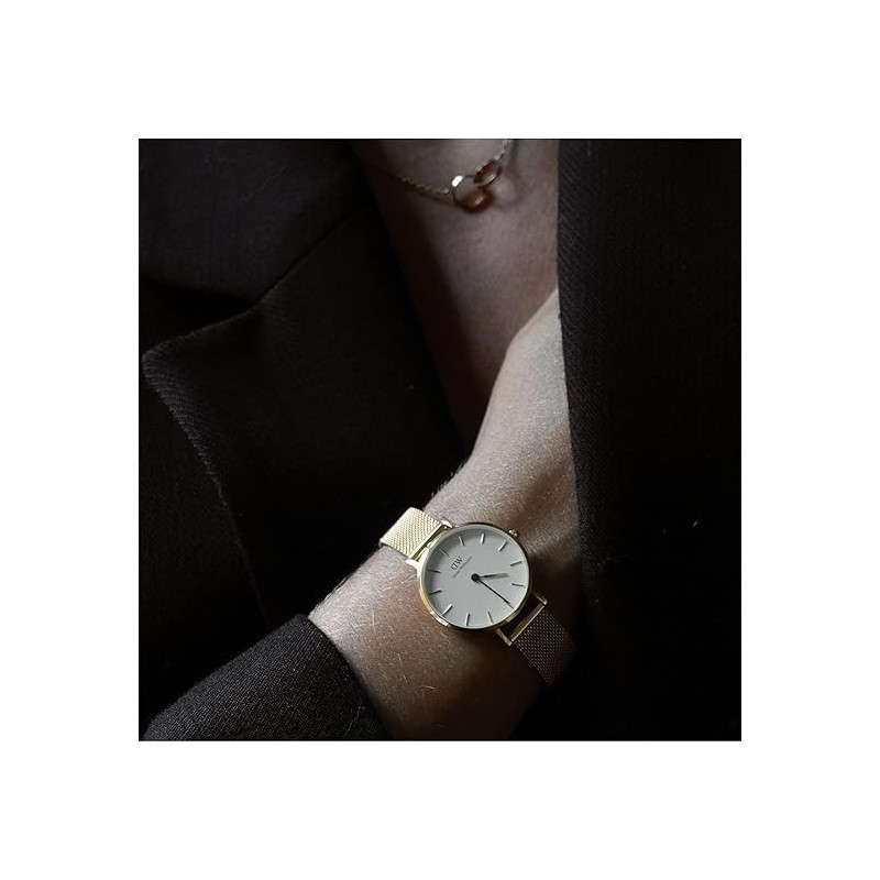 Orologio Donna Daniel Wellington Classic petite Evergold 28 mm DW00100350 in Acciaio Oro