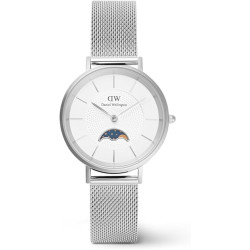 Orologio Donna Daniel Wellington Petite Lune 32mm Acciaio Silver