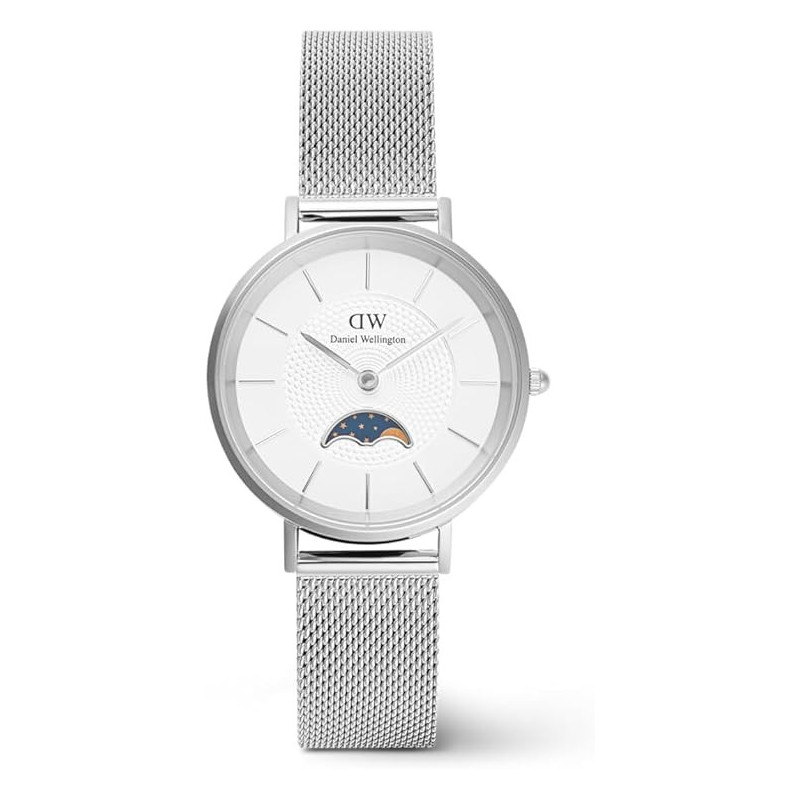Orologio Donna Daniel Wellington Petite Lune 32mm Acciaio Silver Orologio Donna Daniel Wellington Petite Lune 32mm Acciaio Silver
