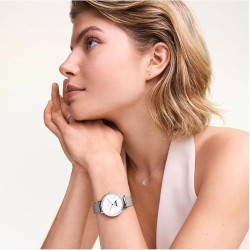 Orologio Donna Daniel Wellington Petite Lune 32mm Acciaio Silver
