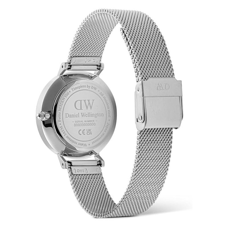 Orologio Donna Daniel Wellington Petite Lune 32mm Acciaio Silver