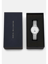 Orologio Donna Daniel Wellington Petite Lune 32mm Acciaio Silver