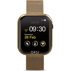 Orologio Unisex Smartwatch Ops Objects OPSSW-16 in Acciaio Oro Giallo