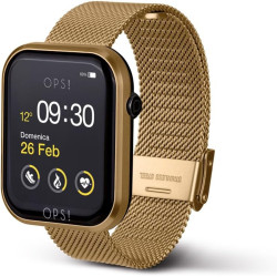 Orologio Unisex Smartwatch Ops Objects OPSSW-16 in Acciaio Oro Giallo