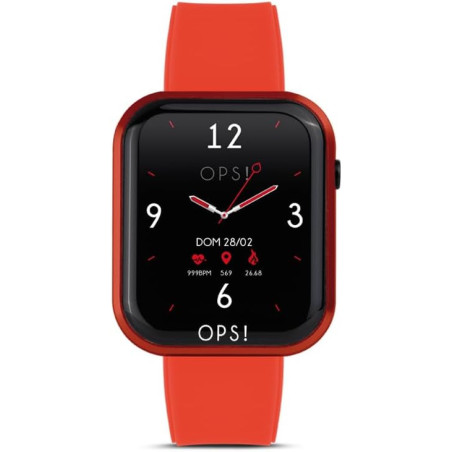Orologio Smartwatch Ops Objects Call unisex OPSSW-14 Silicone Rosso