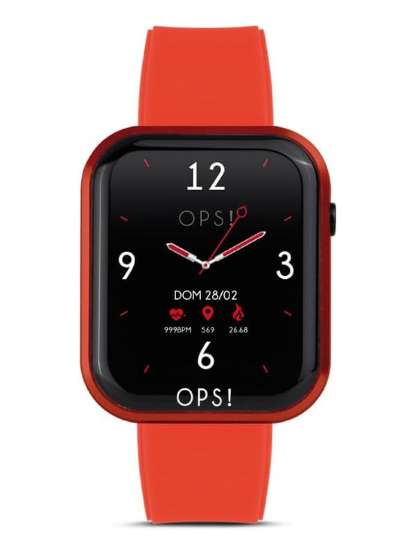 Orologio Smartwatch Ops Objects Call unisex OPSSW-14 Silicone Rosso