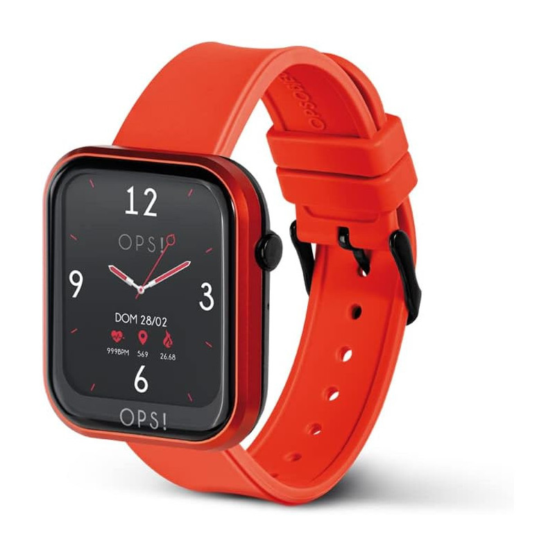Orologio Smartwatch Ops Objects Call unisex OPSSW-14 Silicone Rosso