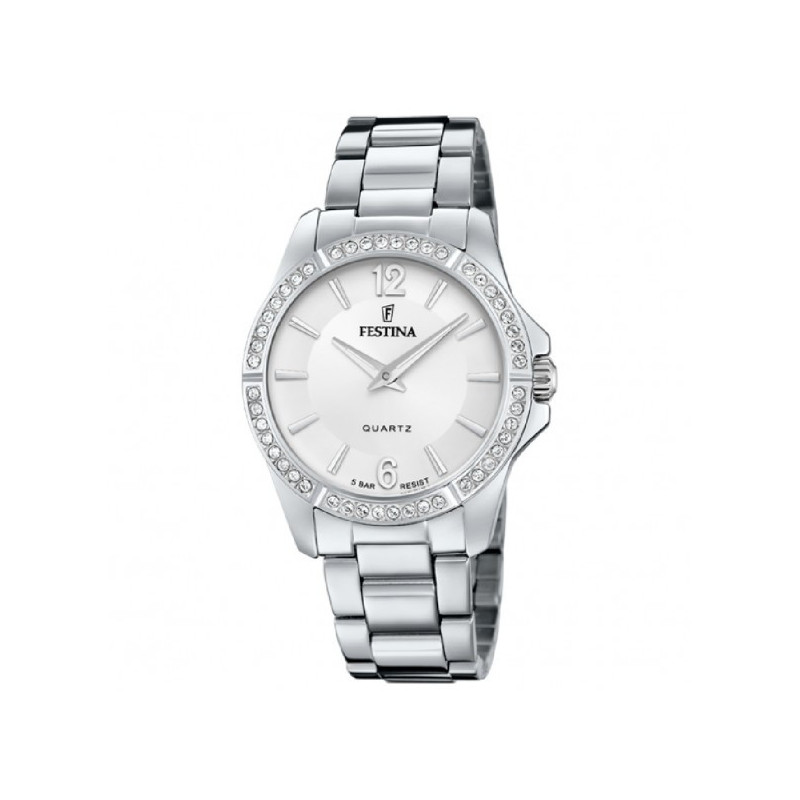 Orologio Donna Festina Mademoiselle F20593/1 in Acciaio Silver 35mm Orologio Donna Festina Mademoiselle F20593/1 in Acciaio Silver 35mm