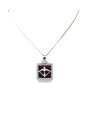 Collana Donna in Argento 925% con Ciondolo Segno Zodiacale Sagittario Cammeo