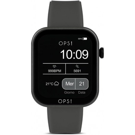 Orologio Donna Ops Smartwatch Active Call OPSSW-30 in Silicone Grigio