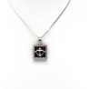 Collana Donna in Argento 925% con Ciondolo Segno Zodiacale Sagittario Cammeo con Conchiglia Sarda