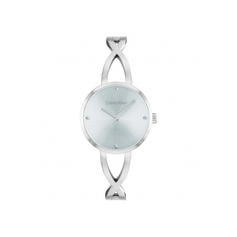 Orologio Donna Calvin Klein Sculpted Embrace 25100058 Acciaio Silver Orologio Donna Calvin Klein Sculpted Embrace 25100058 Acciaio Silver