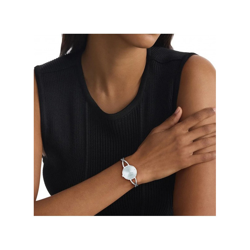 Orologio Donna Calvin Klein Sculpted Embrace 25100058 Acciaio Silver