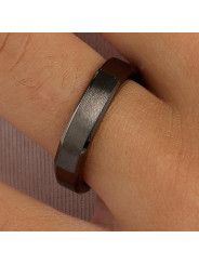 Anello Uomo Brosway BOA32C Logan in Acciaio Nero