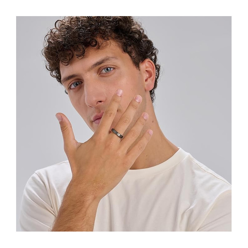 Anello Uomo Brosway BOA32C Logan in Acciaio Nero