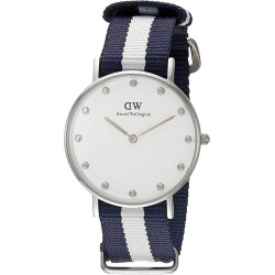Orologio Solo Tempo Donna Daniel Wellington 0963DW Cinturino Blu e Cassa 34 mm