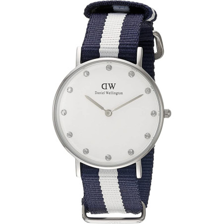 Orologio Solo Tempo Donna Daniel Wellington 0963DW Cinturino Blu e Cassa 34 mm