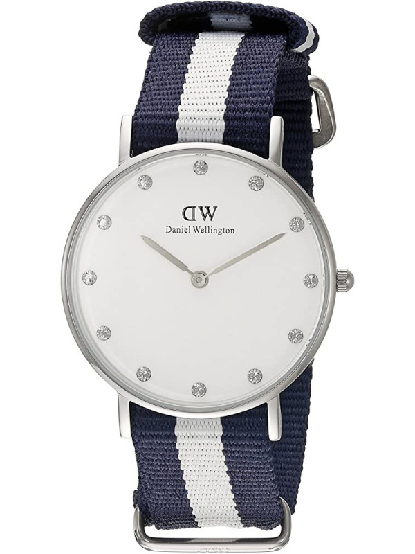 Orologio Solo Tempo Donna Daniel Wellington 0963DW Cinturino Blu e Cassa 34 mm