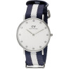 Orologio Solo Tempo Donna Daniel Wellington 0963DW Cinturino Blu e Cassa 34 mm