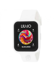 Orologio Smartwatch Donna Liujo Luxury Voice Fancy SWLJ129 in Silicone Bianco