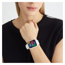 Orologio Smartwatch Donna Liujo Luxury Voice Fancy SWLJ129 in Silicone Bianco