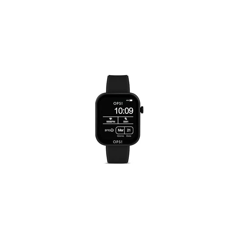Orologio Smartwatch donna Ops Objects Active Call OPSSW-25 Silicone Nero Orologio Smartwatch donna Ops Objects Active Call OPSSW-25 Silicone Nero