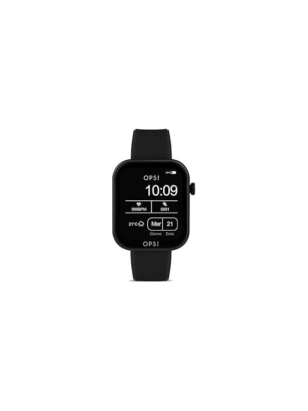 Orologio Smartwatch donna Ops Objects Active Call OPSSW-25 Silicone Nero