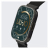 Orologio Smartwatch Unisex Liujo SWLJ098 in Acciaio Pvd Nero Cinturino Maglia Milano