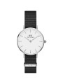 Orologio Solo Tempo Unisex DW00100252 Petite Cinturino Nero e Cassa Acciaio 28mm