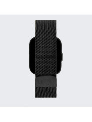 Orologio Smartwatch Unisex Liujo SWLJ098 in Acciaio Pvd Nero Cinturino Maglia Milano