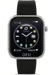Orologio Smartwatch Donna Opssw-40 Diamonds Ops Call Cintuirno in Silicone Nero