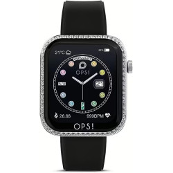 Orologio Smartwatch Donna Opssw-40 Diamonds Ops Call Cintuirno in Silicone Nero