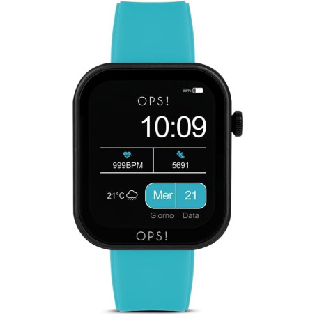 Orologio Smartwatch donna Ops Objects Active Call ‎OPSSW-35 Silicone Azzurro