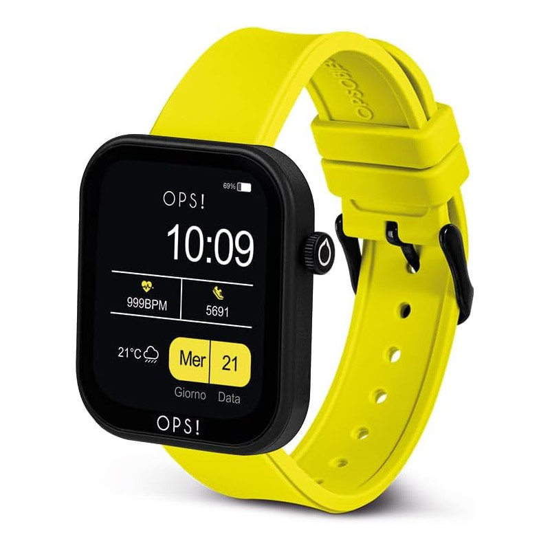 Orologio Smartwatch donna Ops Objects Active Call‎ OPSSW-32 Silicone Giallo