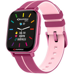 Orologio Smartwatch Donna Superga Ink2 SW-STC022 Viola e Rosa Cassa Alluminio
