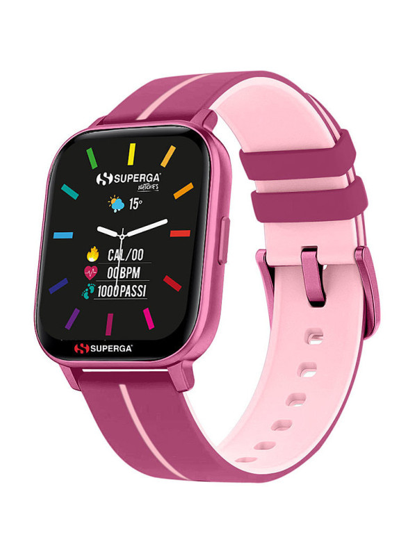 Women's Smartwatch Superga Ink2 SW-STC022 Purple and Pink Aluminium Case