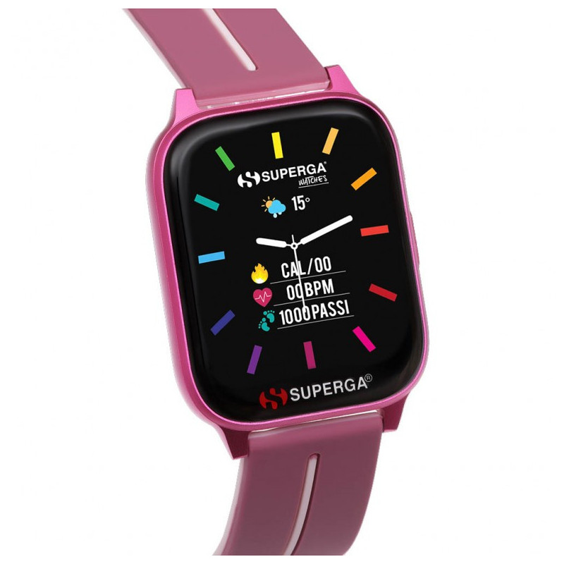 Women's Smartwatch Superga Ink2 SW-STC022 Purple and Pink Aluminium Case