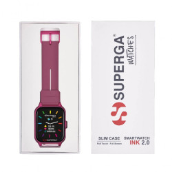 Orologio Smartwatch Donna Superga Ink2 SW-STC022 Viola e Rosa Cassa Alluminio