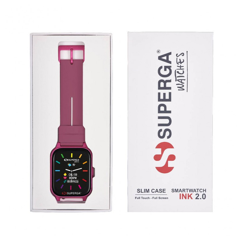 Women's Smartwatch Superga Ink2 SW-STC022 Purple and Pink Aluminium Case